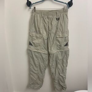 Columbia Cargo Packable Convertible Hiking Zip Off Gorpcore Pants Men’s M Tan